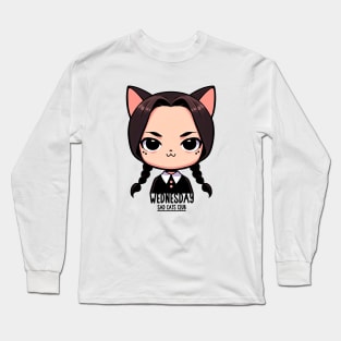 Wednesday - Sad cats club Long Sleeve T-Shirt